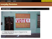 Tablet Screenshot of everydayfeminism.com